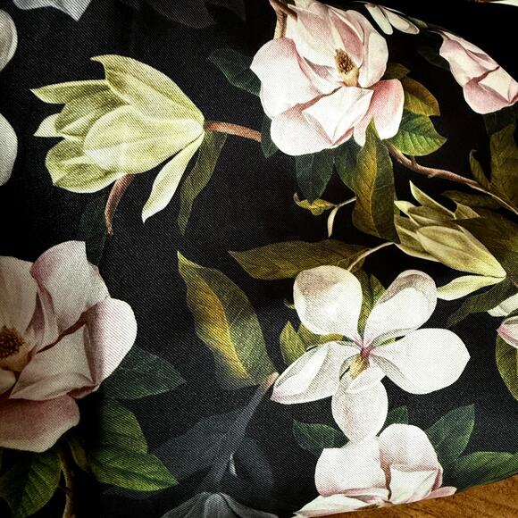 Ted Baker Nerida Floral Print Fit and Flare Contrats Dress Size S Long Sleeves - Picture 13 of 15